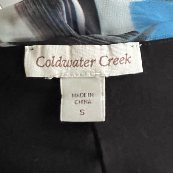 •Coldwater Creek• Abstract Print Sleeveless Dress - Size Small - Picture 2 of 9